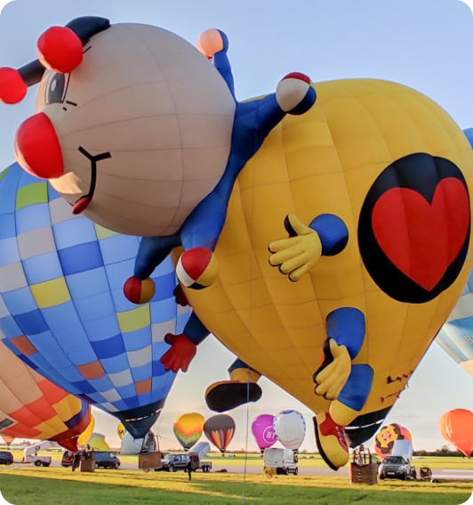 ABC D'air montgolfière cocinelle